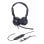 Auriculaires Yealink UH42 Dual filaires USB-C/A pour appels et musique avec réduction de bruit noirs