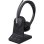 Casque Yealink WH64 Dual UC sans fil DECT et Bluetooth pour bureau avec micro et voyant d’occupation noir
