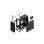 PC-Gehäuse Hyte X50 Pitch Black Mid Tower Glas Seitenteil ATX Mesh
