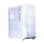 Case Zalman I3 NEO V2 WHITE finestra vetro temperato 4x120 mm RGB mesh frontale
