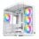 Gehäuse Xigmatek Cubi II EN45493 Weiß ARGB Glas-Seiten, 7 Lüfter ATX/Micro ATX