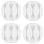 Organizador de cables Goobay 70373 autoadhesivo blanco pack 4 piezas