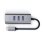 Concentrateur Satechi ST-TC2N1USB31AM USB-C 3xUSB 3.0 et Ethernet Gris