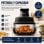 Friggitrice ad Aria Origial FryFit Glass 4L 1500W con Controllo Digitale