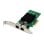 Tarjeta de Red MicroConnect MC-JL82576EB PCIe Dual 1 GbE 2x RJ-45