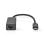 Adattatore USB-C Nedis CCGB64960BK02 RJ45 2.5Gbps PVC 0.2m Nero
