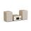 Microcadena Pure Classic Stereo Mini 40W RMS Bluetooth DAB+ CD Roble/Blanco