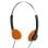 Auriculares Muse M-206 CF filaires USB-C On-Ear, contrôle du volume, orange
