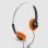 Auriculares Muse M-206 CF filaires USB-C On-Ear, contrôle du volume, orange