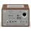 Microchaîne Sonoro ELITE 25W RMS Bluetooth DAB FM CD USB Réveil Noyer/Argent