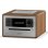 Microchaîne Sonoro ELITE 25W RMS Bluetooth DAB FM CD USB Réveil Noyer/Argent