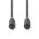 Câble audio Nedis CABW25000AT20 Toslink 2 m fibre optique antracite