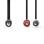 Cavo Audio Nedis CAGL22200BK30 3,5mm a 2 RCA Maschio 3m Nero