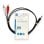 Cable de audio Nedis CAGL22200BK10 3,5 mm macho a 2 RCA macho 1 m negro