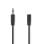 Cable de audio Nedis CAGL22050BK30 3,5 mm macho a hembra 3 m negro