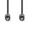 Cable de audio Nedis CAGL22000BK20 Jack 3,5 mm macho/macho 2 m negro