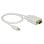Adaptateur vidéo DeLock 82639 mini DisplayPort vers VGA 1m blanc