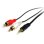 Cable de audio Startech MU3MMRCA Jack 3,5 mm a 2 x RCA 0,92 m negro