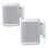 Support d'enceinte Flexson FLXS1WM2011 Blanc, mural, pour Sonos One/Play:1 (paire)
