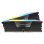 Memoria RAM Corsair Vengeance RGB CMH128GX5M2B6400C42 128GB Kit 2x64GB DDR5 6400MHz CL42 Intel XMP RGB Noir