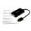 Adapter DisplayPort zu HDMI VGA DVI StarTech DP2VGDVHD 0,15 m Schwarz