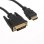Câble HDMI Textorm TXCVHDVI20RV 2m DVI-D Dual-Link blindé or