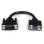 Adaptador de cabo de vídeo Startech DVIVGAMF8IN DVI-I a VGA 20 cm preto