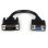 Adaptador de cabo de vídeo Startech DVIVGAMF8IN DVI-I a VGA 20 cm preto