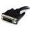 Adaptador de cabo de vídeo Startech DVIVGAMF8IN DVI-I a VGA 20 cm preto