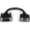 Adaptador de cabo de vídeo Startech DVIVGAMF8IN DVI-I a VGA 20 cm preto