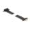 Tarjeta Riser PCIe x4 DeLock 88026 con ángulo 90° y cable 60 cm