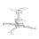 Supporto proiettore Vivolink VLMC350S-W soffitto 45kg bianco tubo 25,5cm rotazione 360°