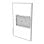 Support mural Peerless-AV RMI3-FLIP2 pour écrans 55" 65" blanc pivotant