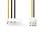 Cavo di alimentazione Nedis CCGP74060VA015 Molex a PCI-E 6-pin 0,15 m