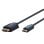Adattatore video Clicktronic 44929 USB-C HDMI 2 m placcato oro nero