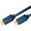 Cavo HDMI Clicktronic 70301 1m High Speed con connettori dorati Blu