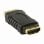 Adaptateur HDMI NEDIS CVGB34900BK Femelle/Femelle Plaqué Or Noir