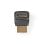 Adaptador HDMI Nedis CVGB34902BK hembra a hembra, ángulo 270°, negro