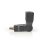 Adaptateur HDMI NEDIS CVGP34905BK Mâle/Femelle Pivotant Or Noir