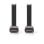 Câble HDMI Nedis CVGL34100BK20 2 m plat haute vitesse Ethernet noir