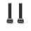 Câble HDMI Nedis CVGP34100BK30 Plat 3 m HDMI 4K Ethernet Noir