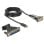 Cavo seriale DeLock 62904 1,8 m DB9 maschio con adattatore DB25