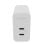 Chargeur Mophie 409909304 USB-C GaN 67W Blanc 3 ports Charge rapide