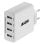 Chargeur Akashi ALT4USBAC5WH 4 USB 5 A Charge rapide Blanc