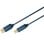 Cable USB Clicktronic 70096 1,8 m USB 2.0 A a B macho chapado en oro azul