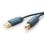 Cable USB Clicktronic 70096 1,8 m USB 2.0 A a B macho chapado en oro azul
