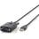 Cable serial Nedis CCGW60852BK09 USB-A a RS232 0,9 m negro