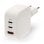 Chargeur mural Nedis WGCHA70WWT 70W GaN USB-C PD3.0 blanc