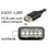 Cable DeLock 81536 USB-C a USB-A 2.0 1 m