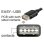 Cabo USB DeLock 81536 USB-C a USB-A 2.0 1 m Preto